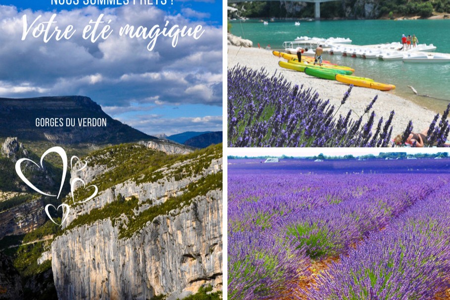 Gorges du Verdon, Lac de Ste Croix, Lavandes
