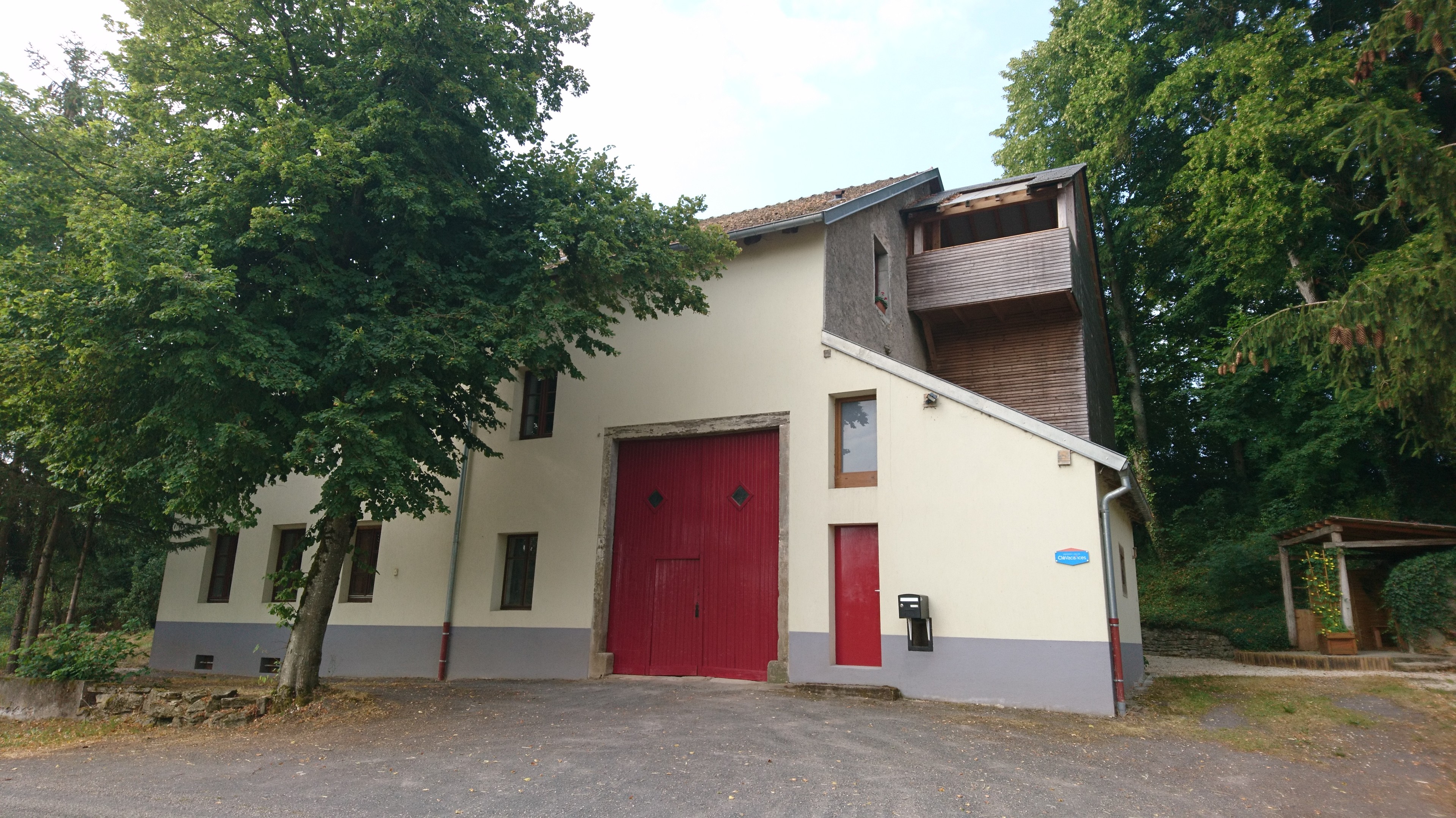 A renovated old farmhouse