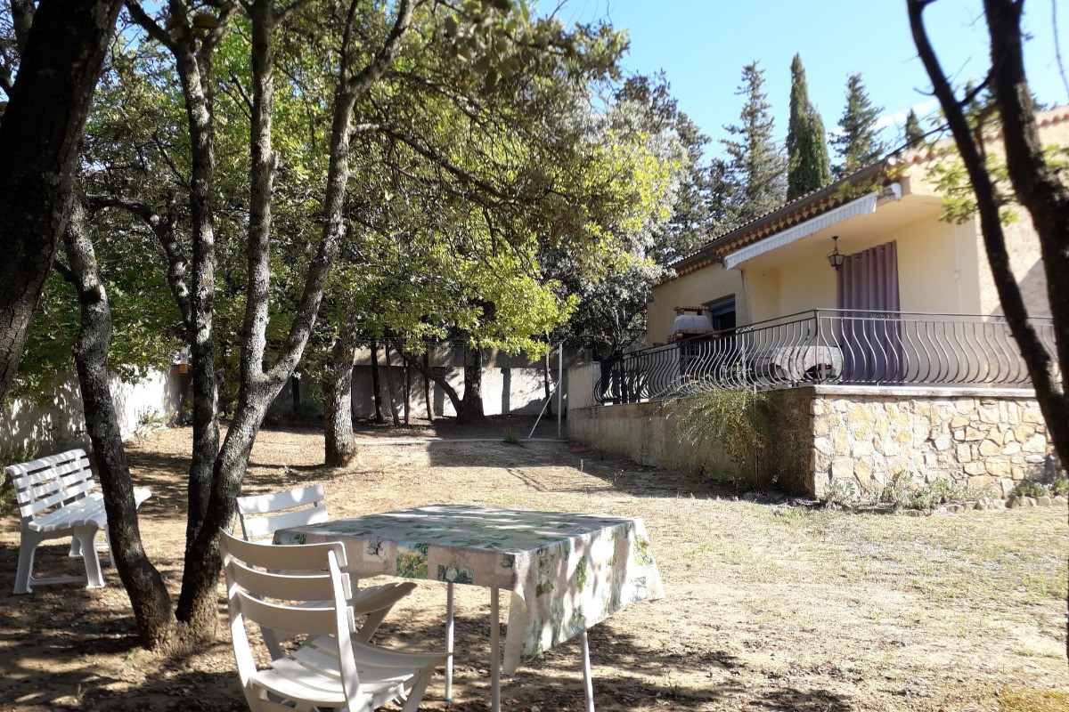 Vue du jardin privatif