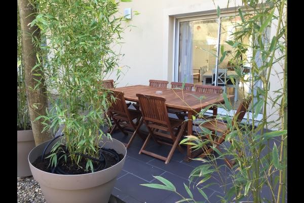 Terrasse ombragée nord