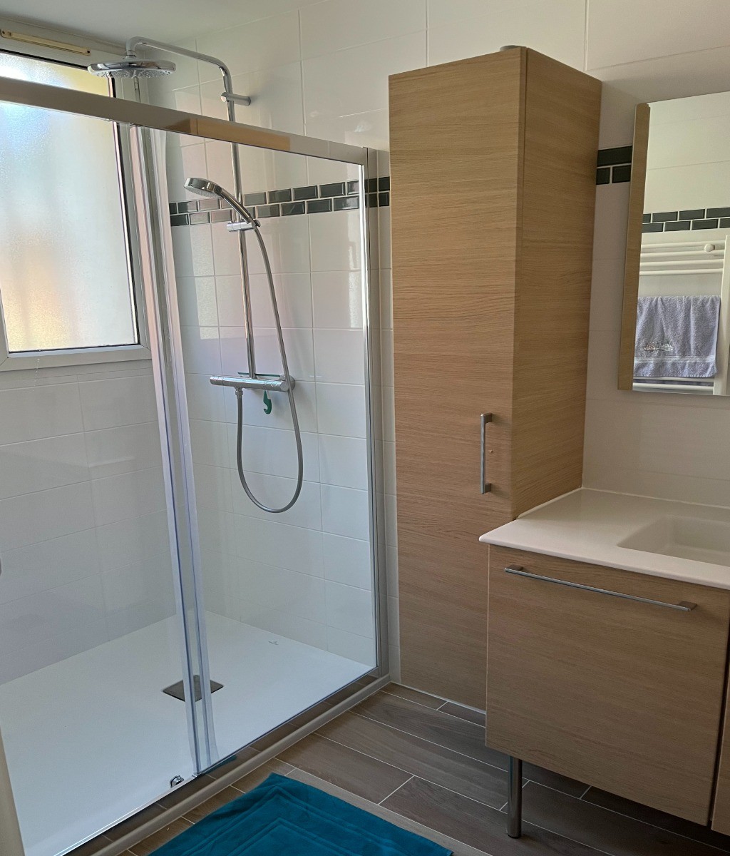 Salle d'eau 1 Vasque Grande douche Rez-de-Chaussée