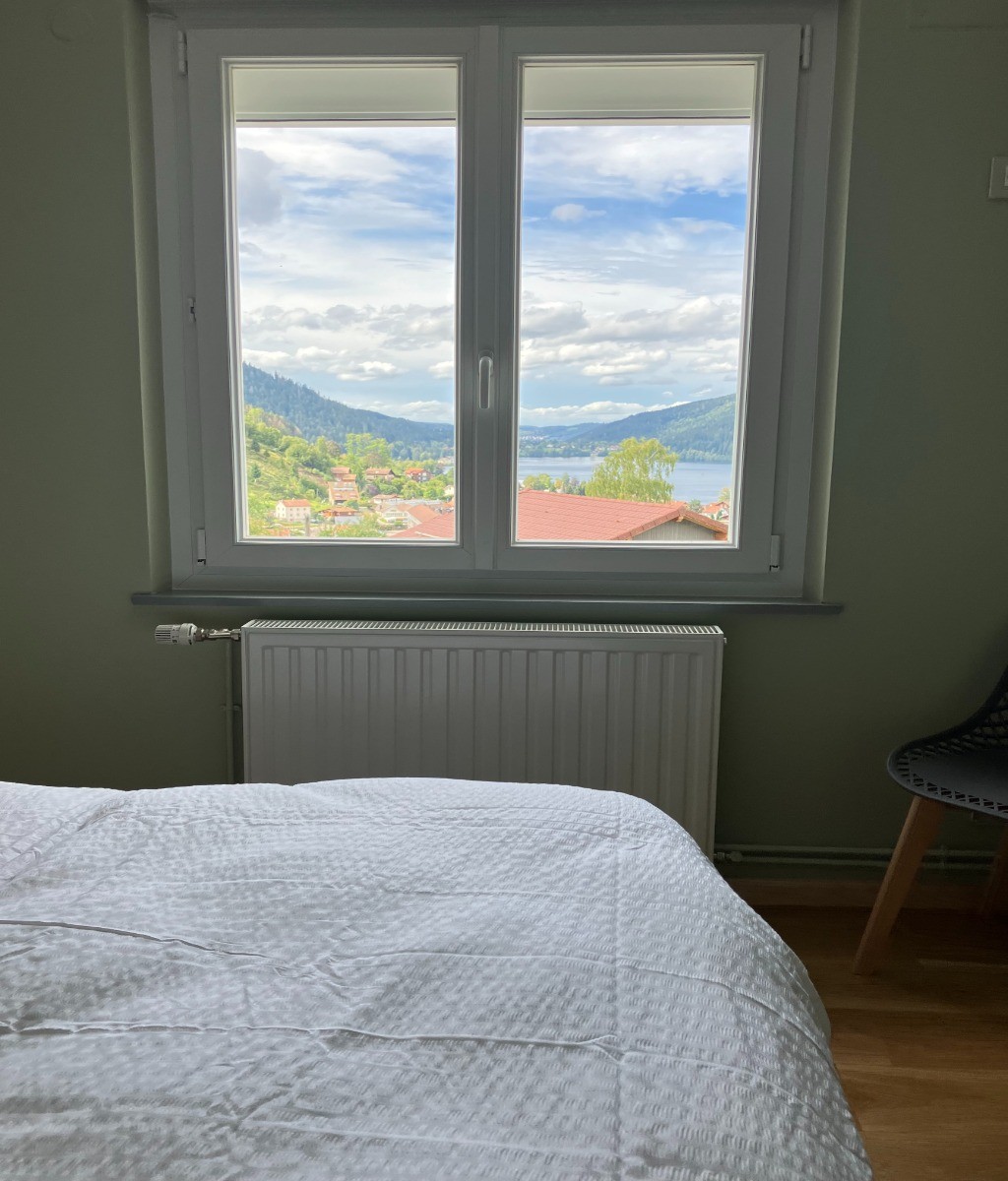 Chambre 3 vue lac - Maison La Rochotte Gerardmer