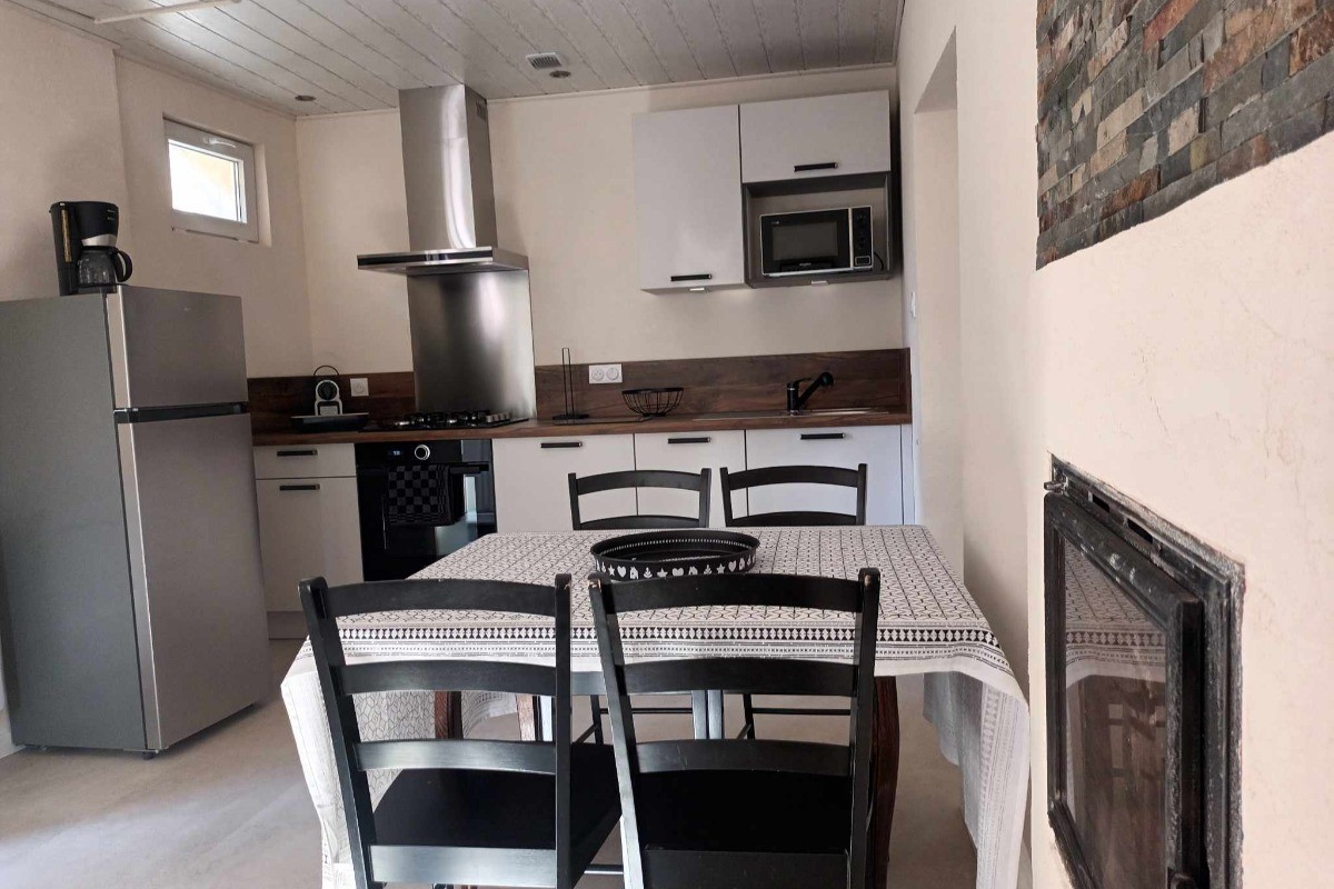 La cuisine tout confort pour vous permettre de mijoter vos mets les plus appréciés...