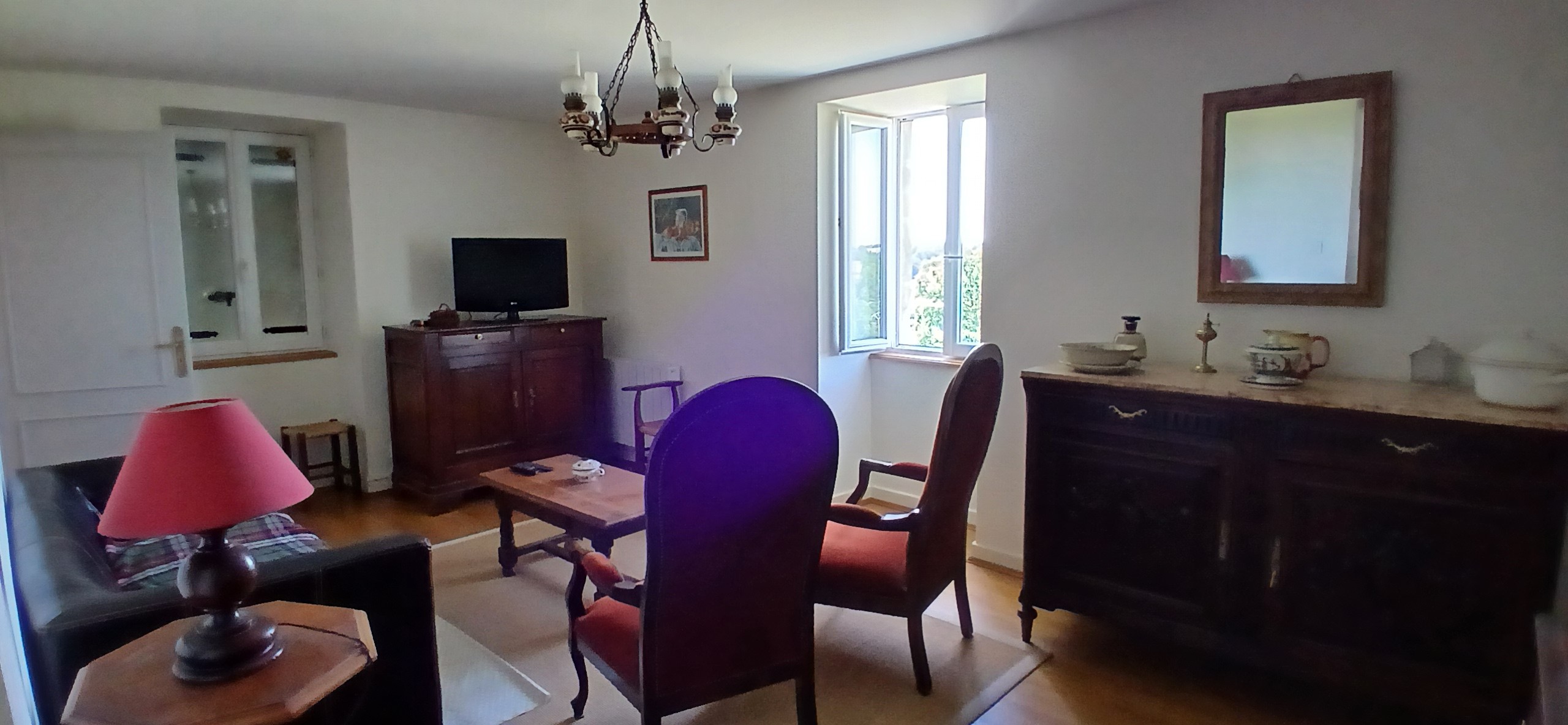Gîte de Femblat : Le salon