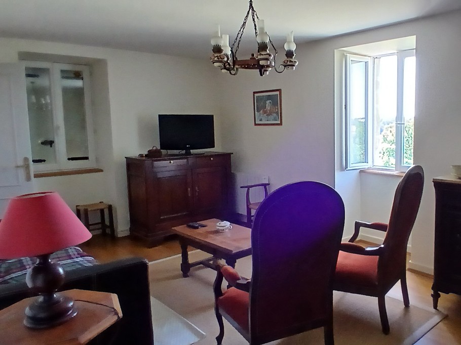 Gîte de Femblat : Le salon