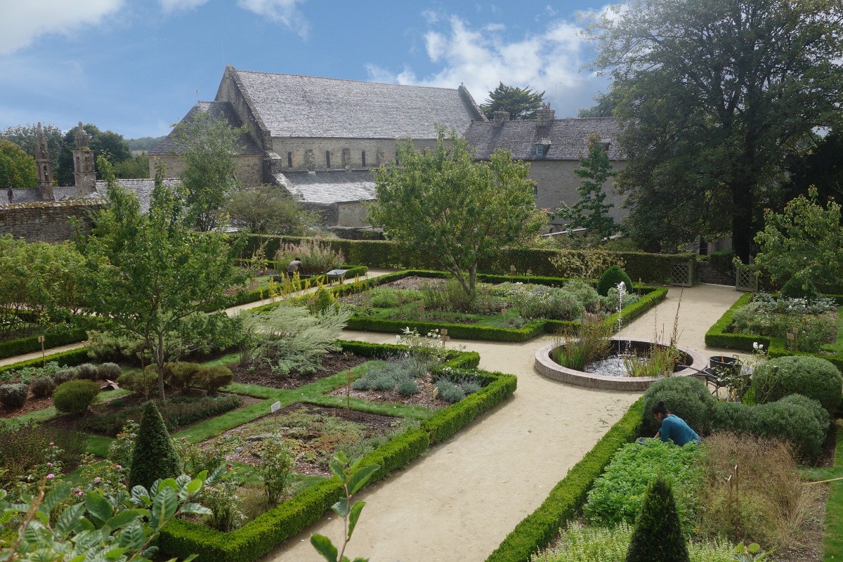 Daoulas, jardin médicinal de l'abbaye