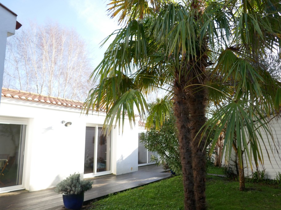 Terrasse à l'arrière de la maison