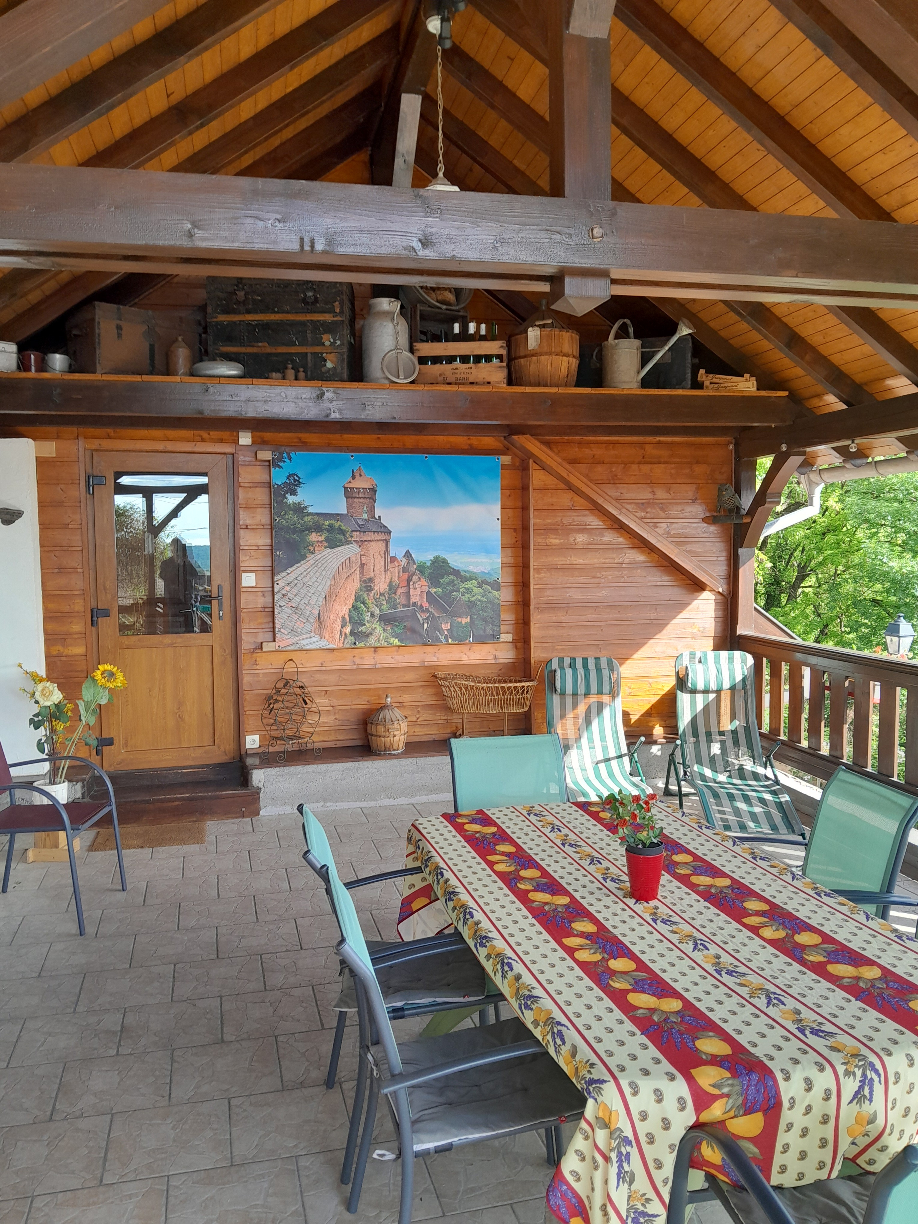 Terrasse couverte