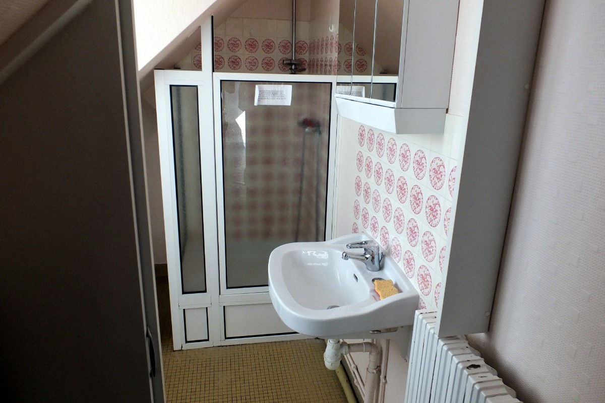 La salle de douche