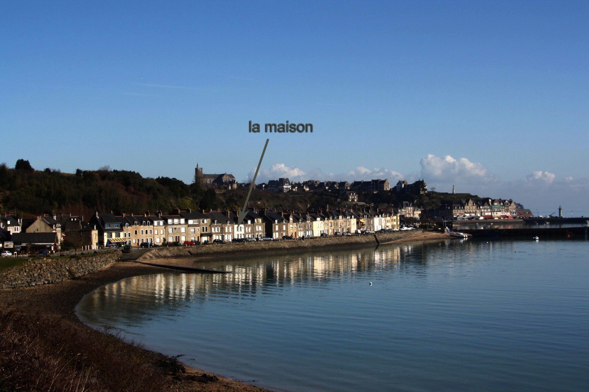 Situation de l'appartement en bord de mer
