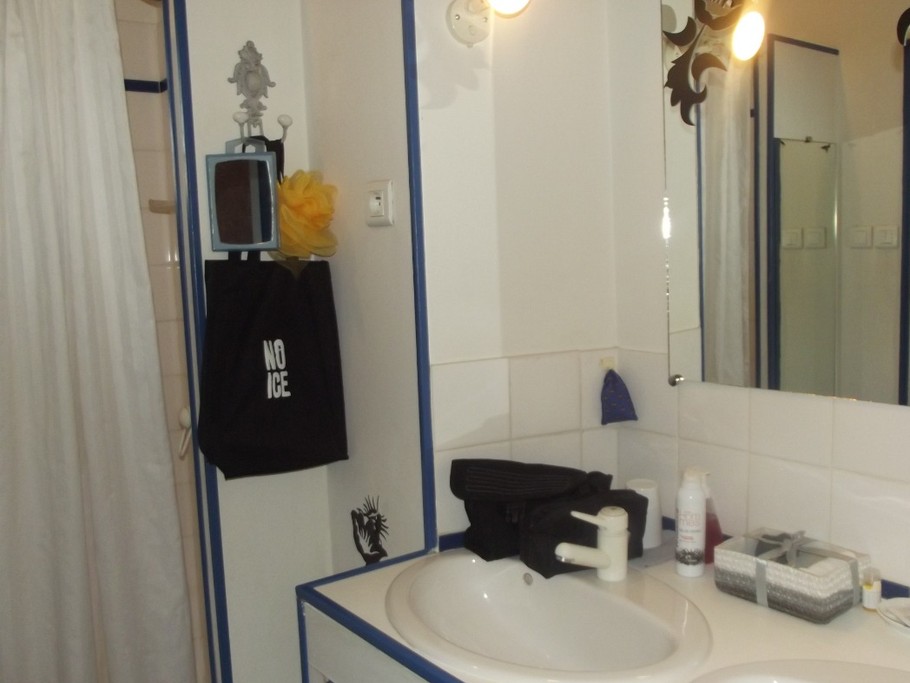 Salle d'eau attenant à la chambre Neptune avec wc