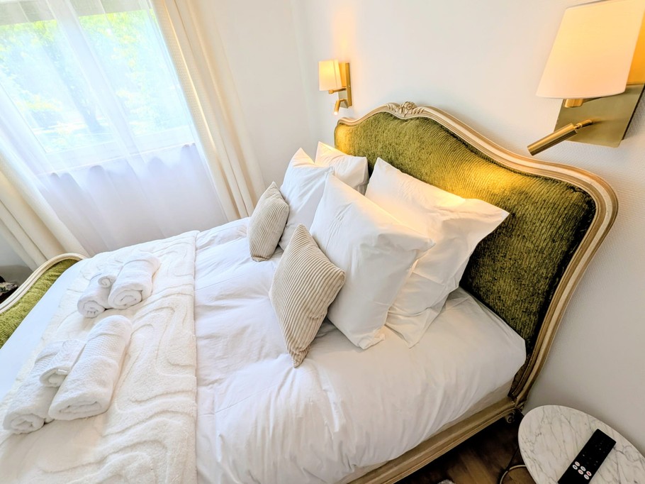 Comfortable, cosy bed