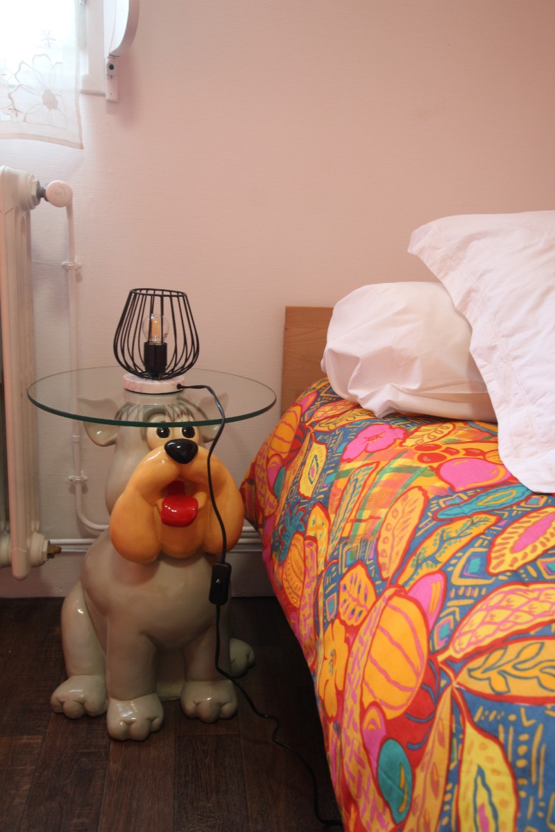 Détail chambre orange