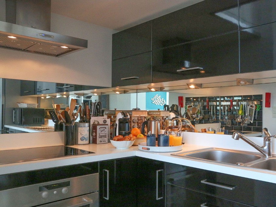 Cuisine ouverte toute équipée