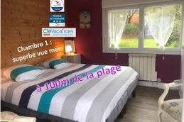 chambre 1 avec fenêtre côté mer et côté parc