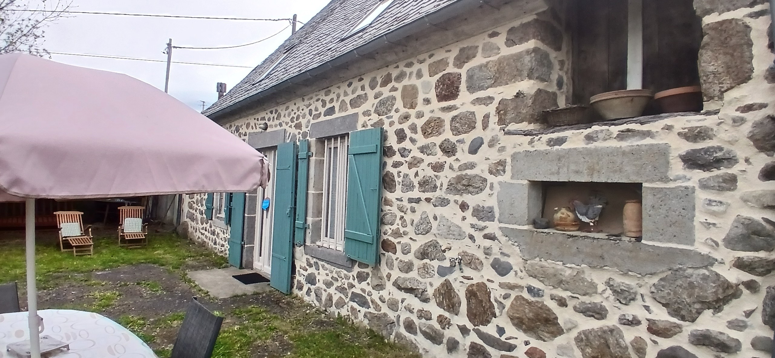 Anna's gîte: the terrace