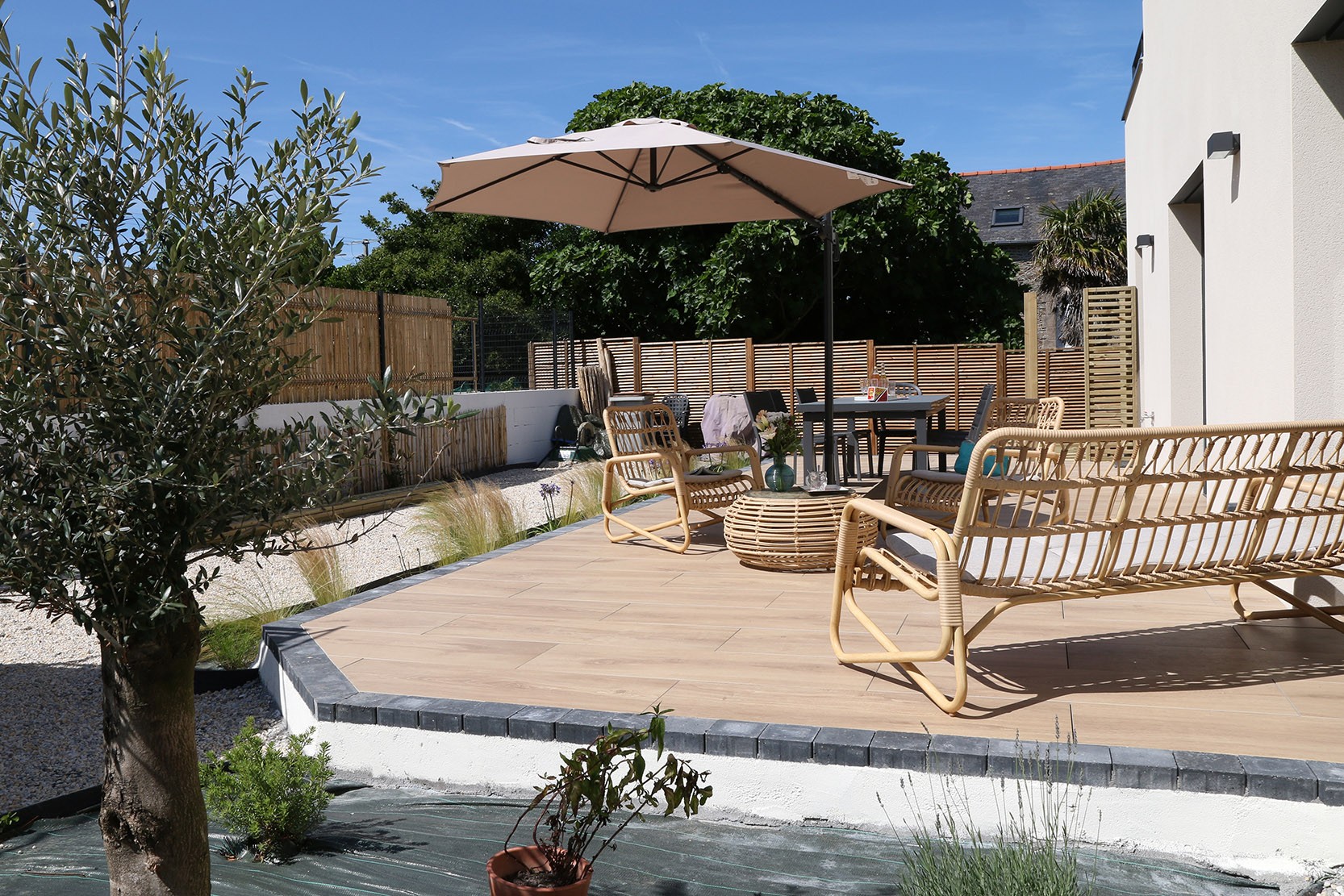 Belle terrasse exposée sud 