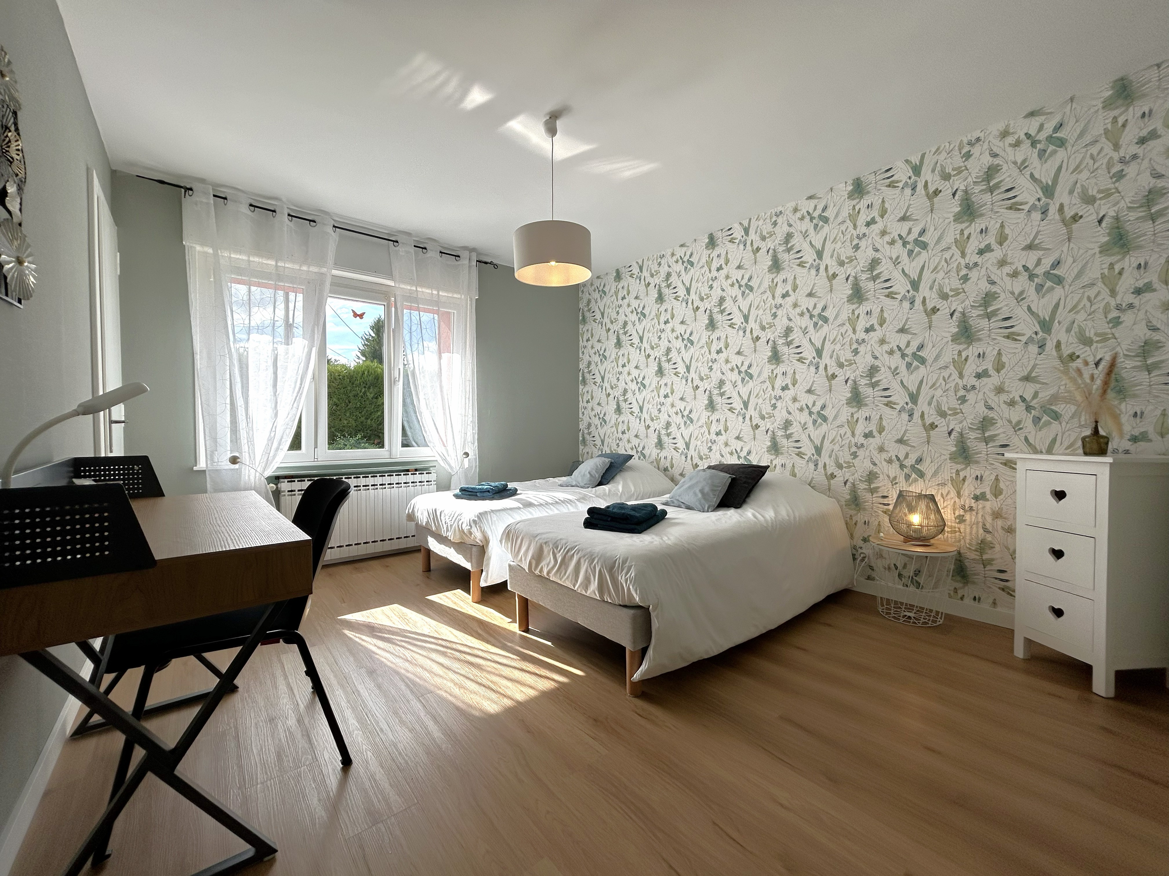 Room No. 2 – Chez Papy Roger holiday cottage, situated in a small village near Gérardmer