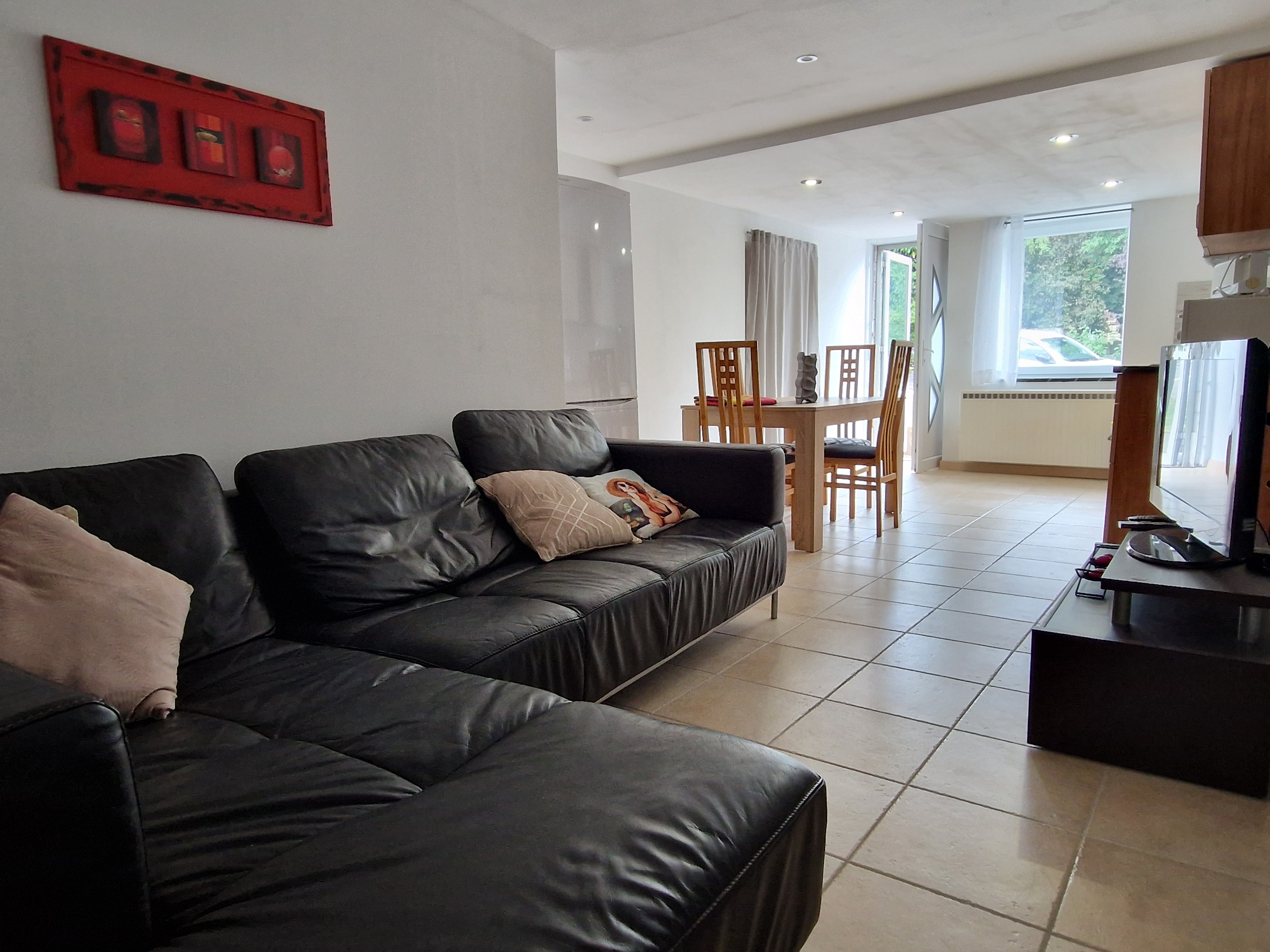 Espace salon - Appartement familial Begnécourt, Vosges