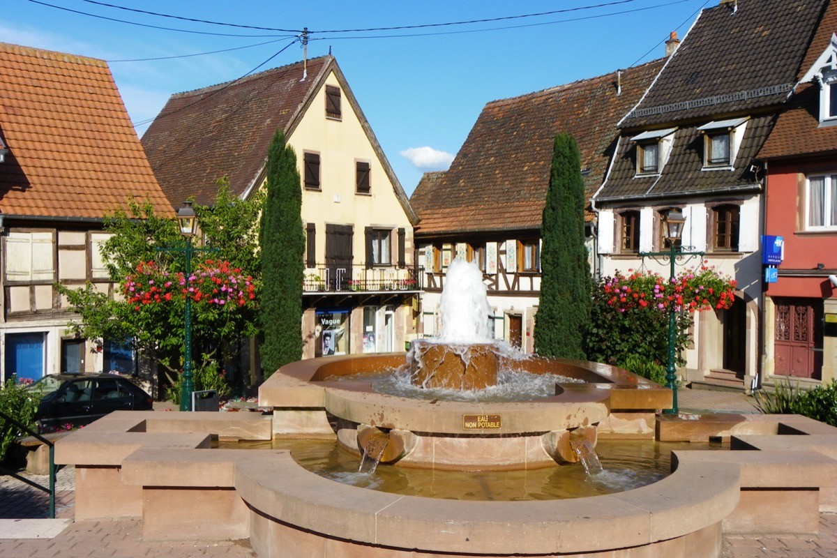 La "Fontaine" à Wasselonne en Alsace