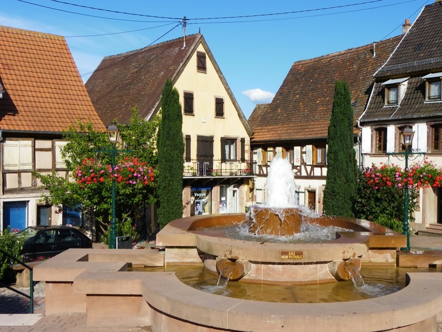 La "Fontaine" à Wasselonne en Alsace