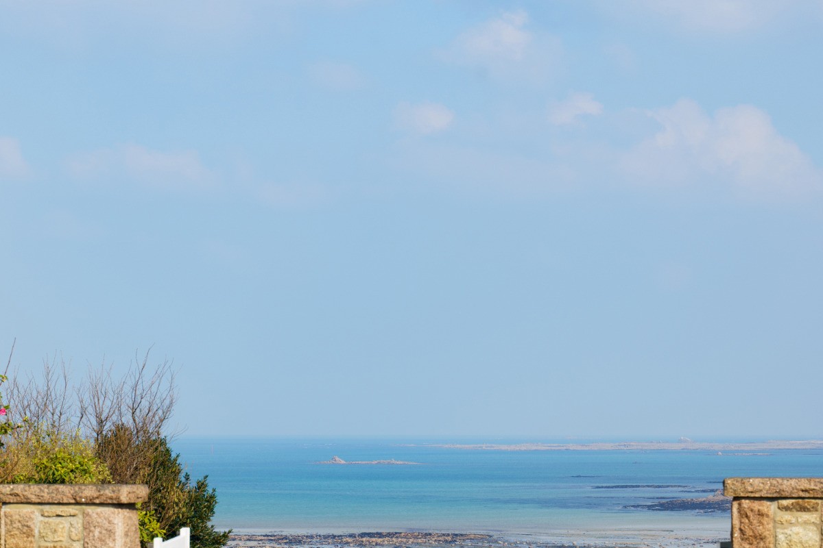 vue mer du chemin d'accès