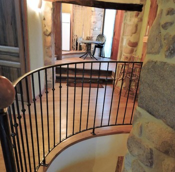 Descente vers les chambres