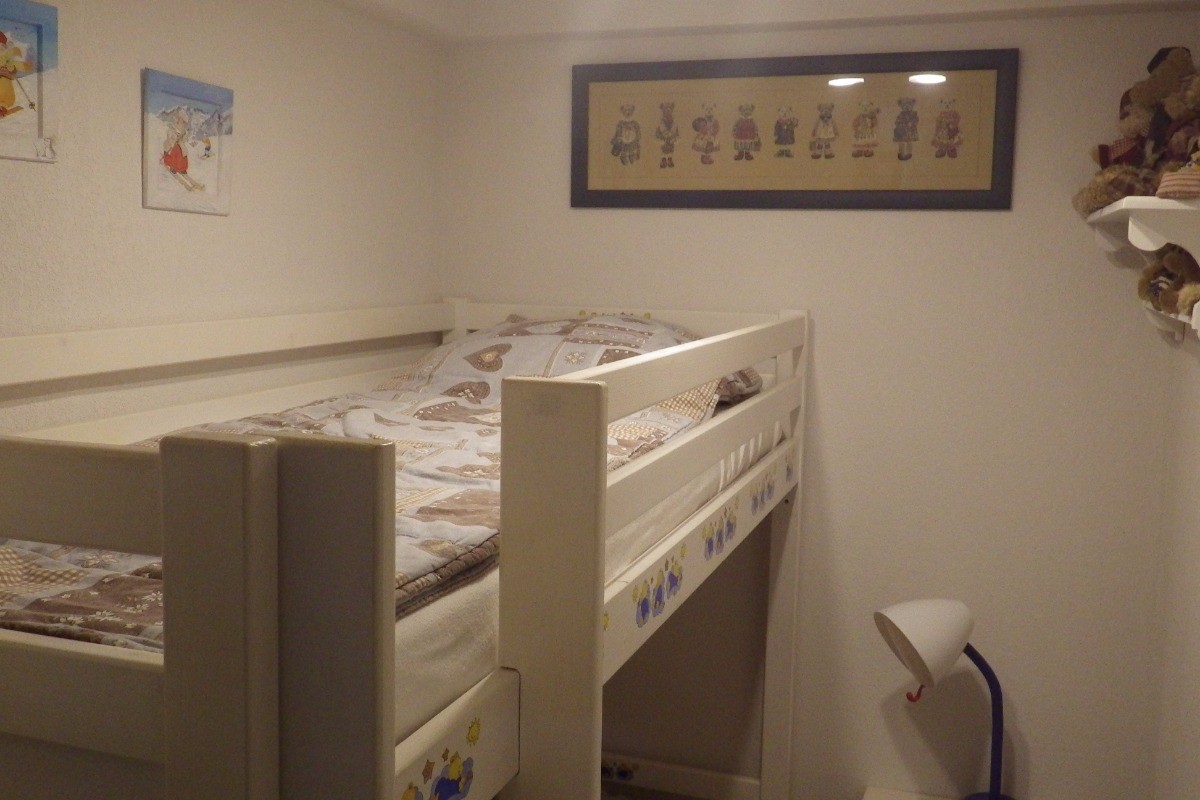 Appartement à Praz sur Arly avec coin nuit avec 2 lits superposés coin enfants