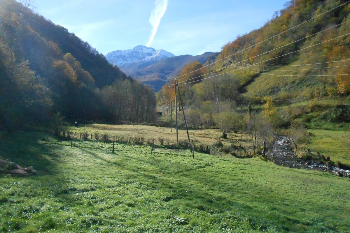 Gîte Le Mérens vue depuis le vélux d'en haut