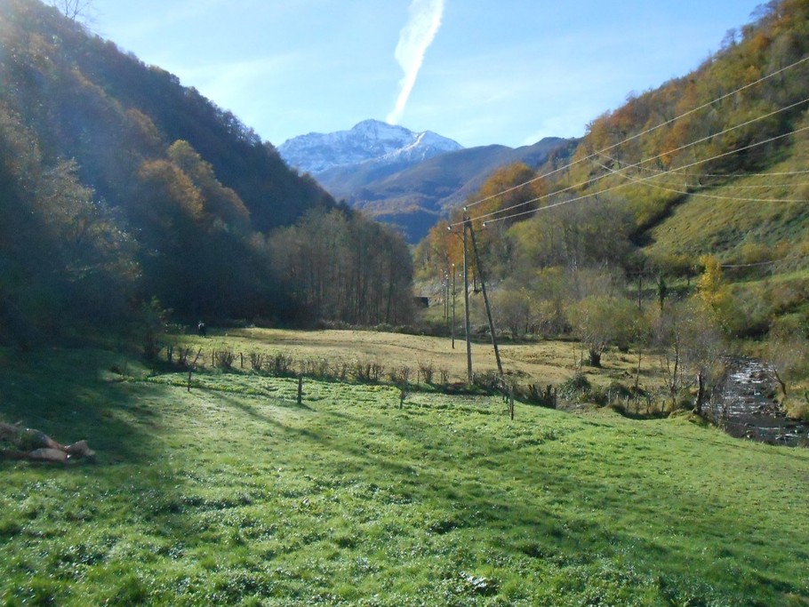 Gîte Le Mérens vue depuis le vélux d'en haut