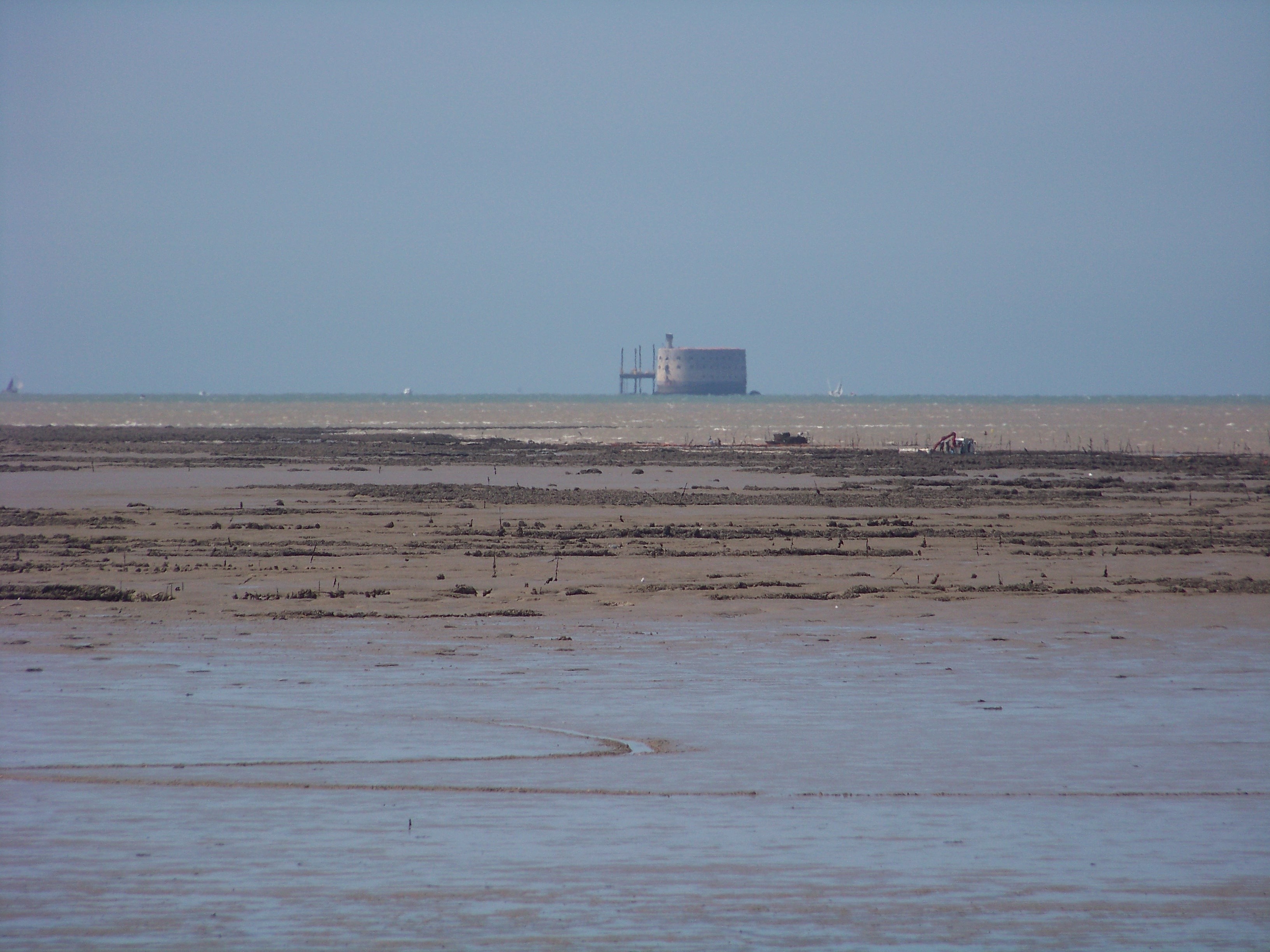 Fort Boyard marée basse