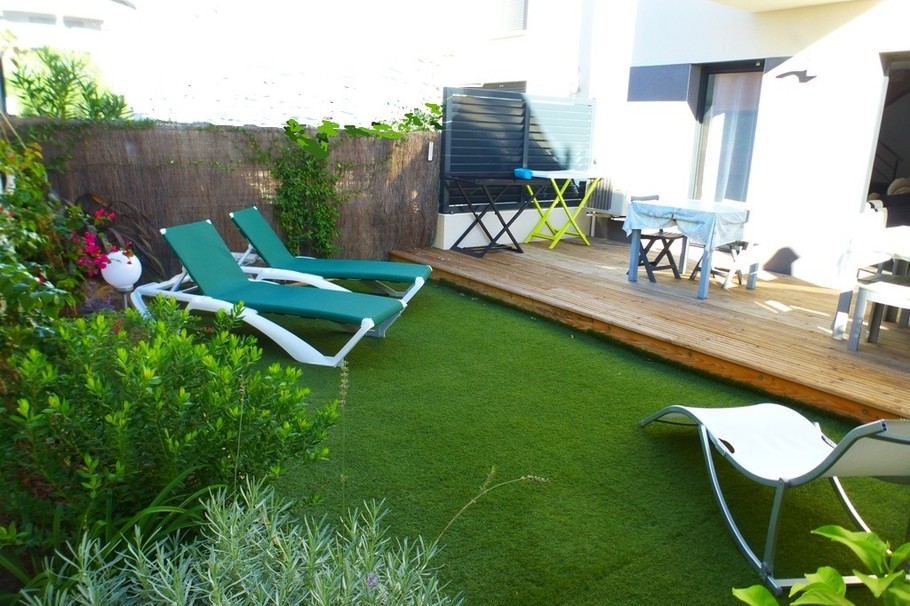 la terrasse sans vis à vis, jardin méditerranéen