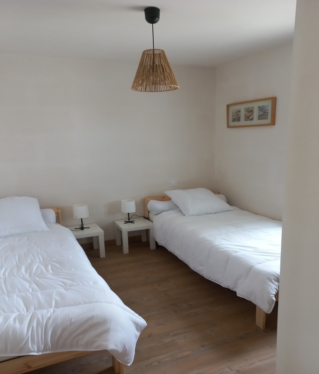 Chambre lits simples