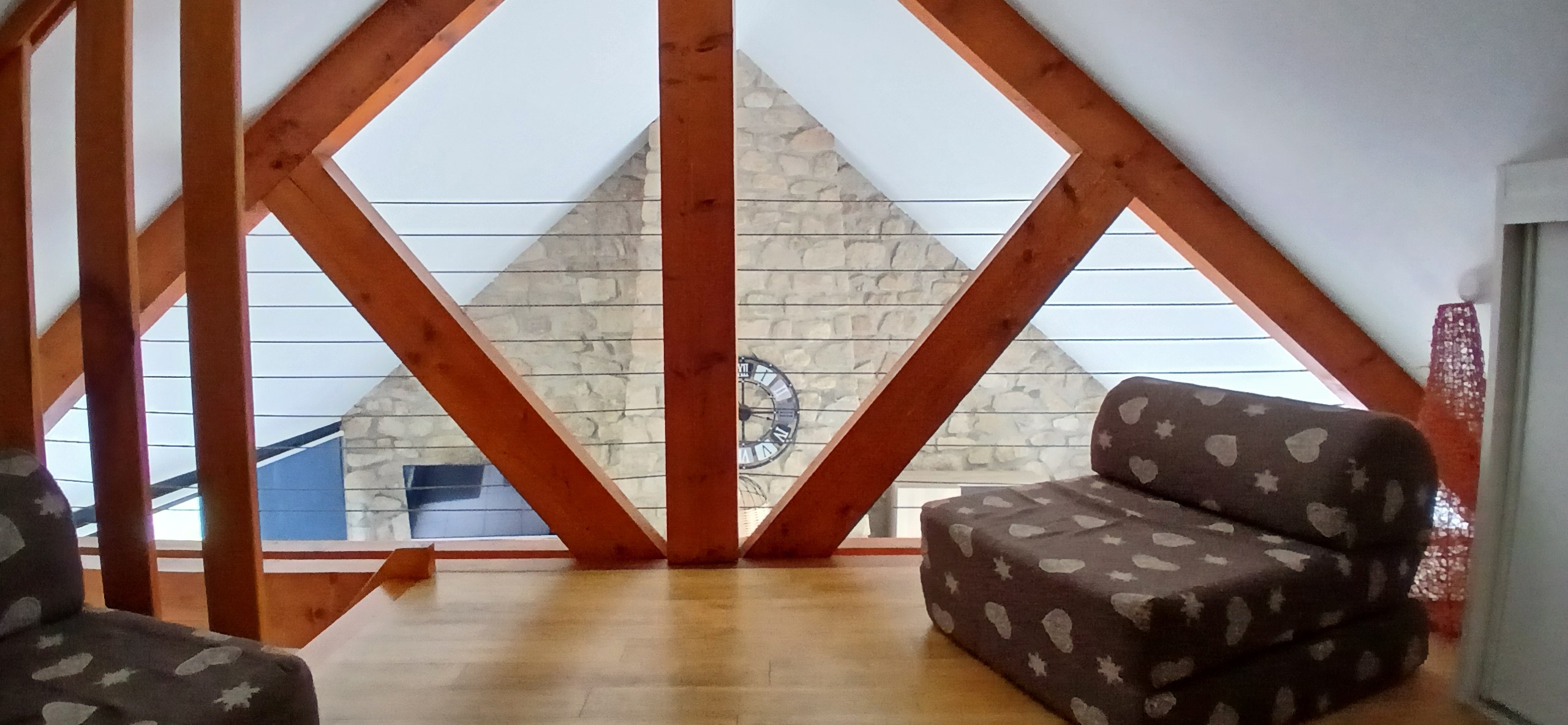 Etang de Farges, Saint Germain près Herment, Chalet Bleu - Mezzanine
