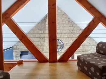 Etang de Farges, Saint Germain près Herment, Chalet Bleu - Mezzanine