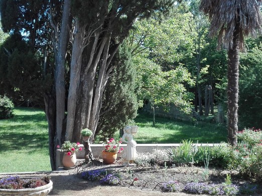 Sortie sur  la Terrasse, côté jardin