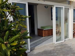 Loggia de 10 m² avec vue sur la mer, parfaite pour profiter du littoral héraultais
