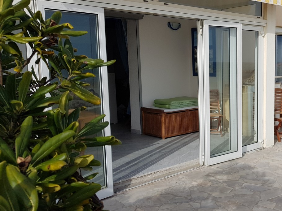Loggia de 10 m² avec vue sur la mer, parfaite pour profiter du littoral héraultais