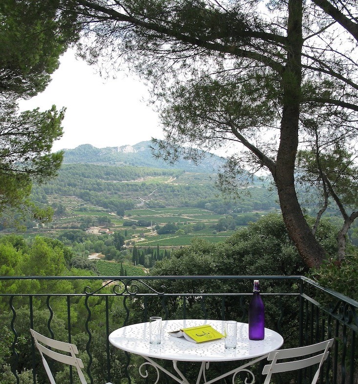 View east from the terrace
