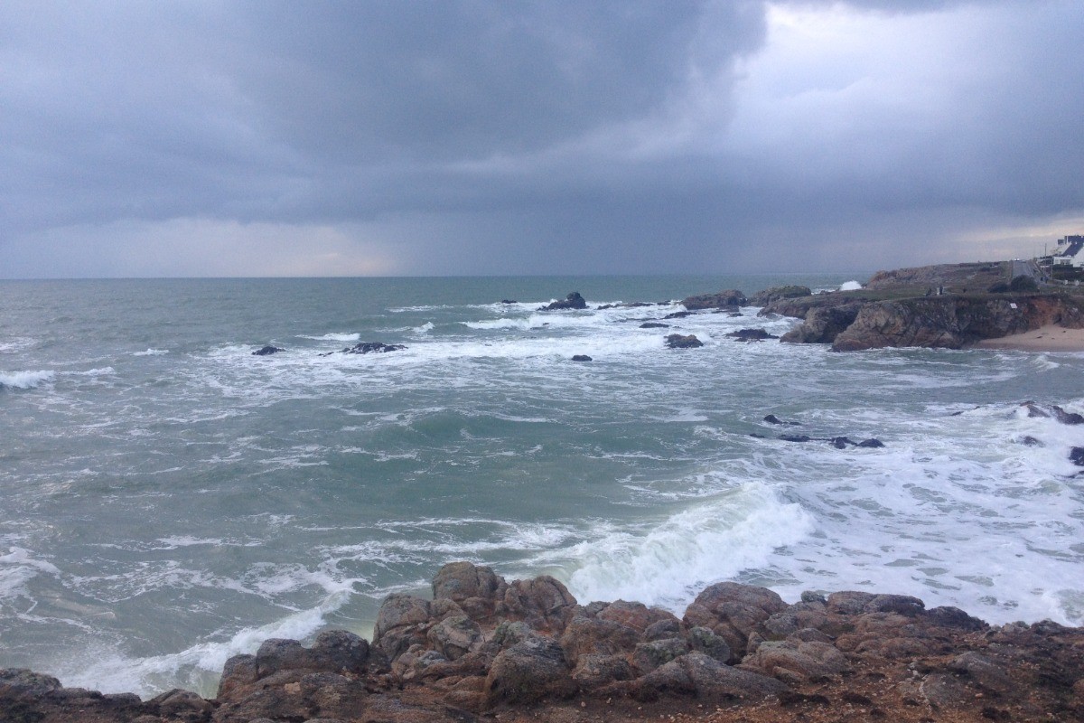 Côte sauvage Batz sur mer.