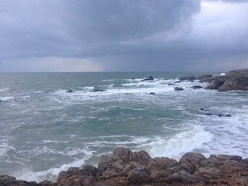 Côte sauvage Batz sur mer.