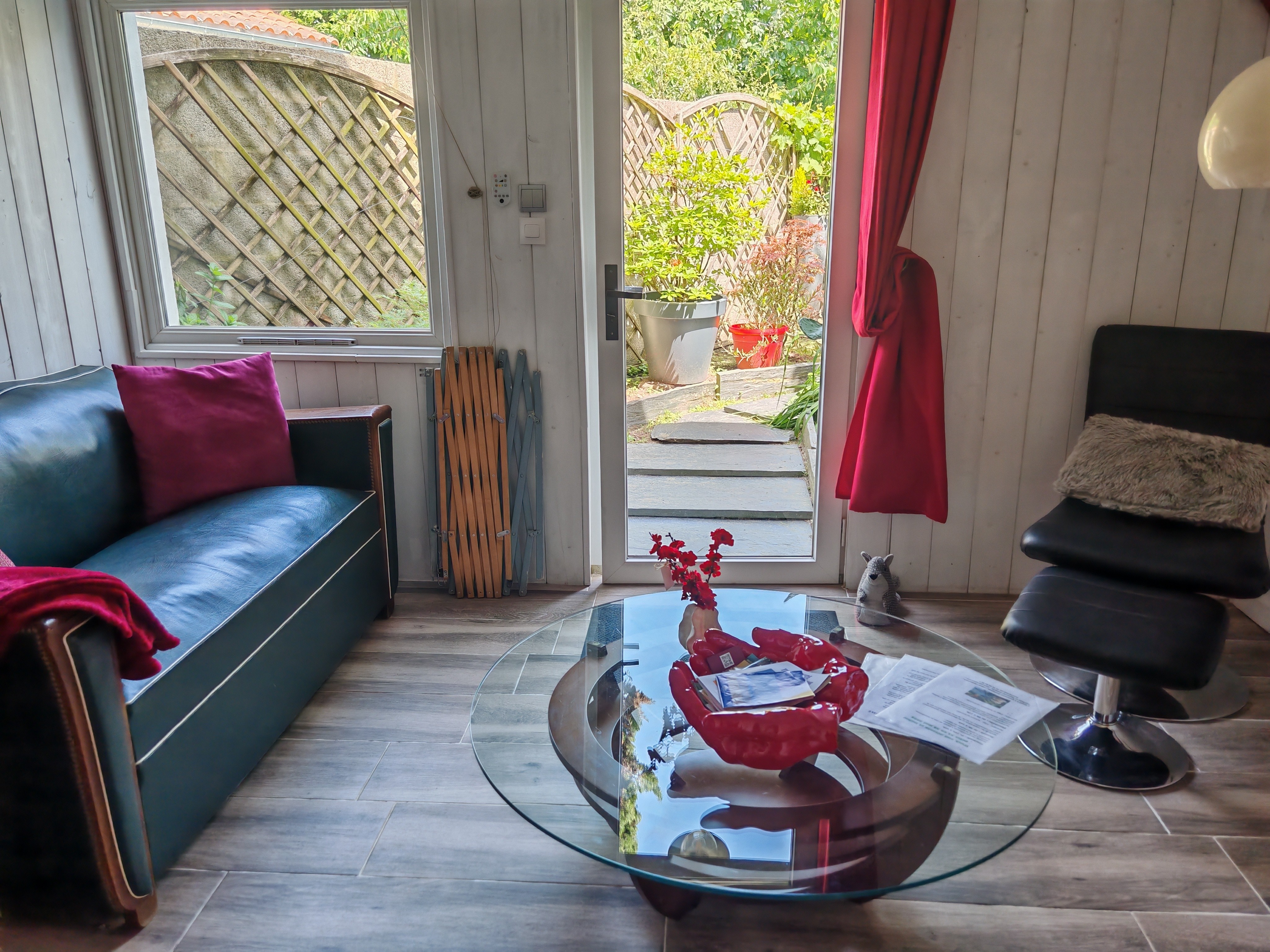 Salon - chambre Rouge