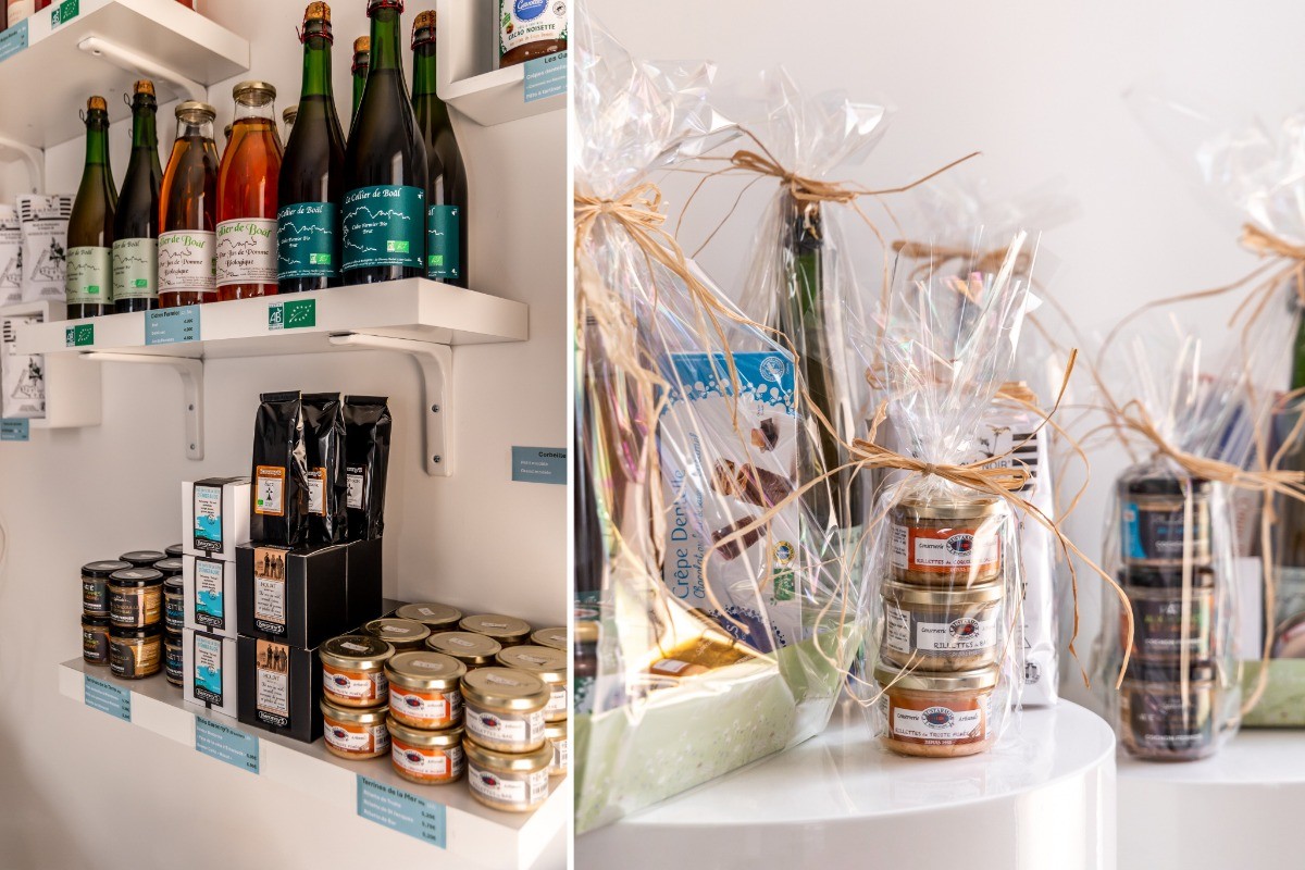 Crédit photo Ameliegraphie.com/ Boutique de produits locaux réservée aux hôtes