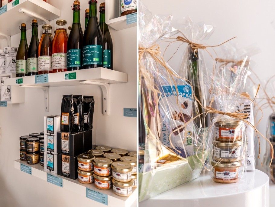 Crédit photo Ameliegraphie.com/ Boutique de produits locaux réservée aux hôtes