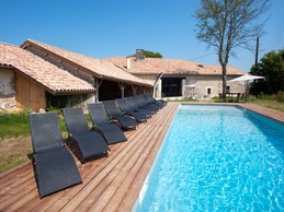 Private heated swimming pool