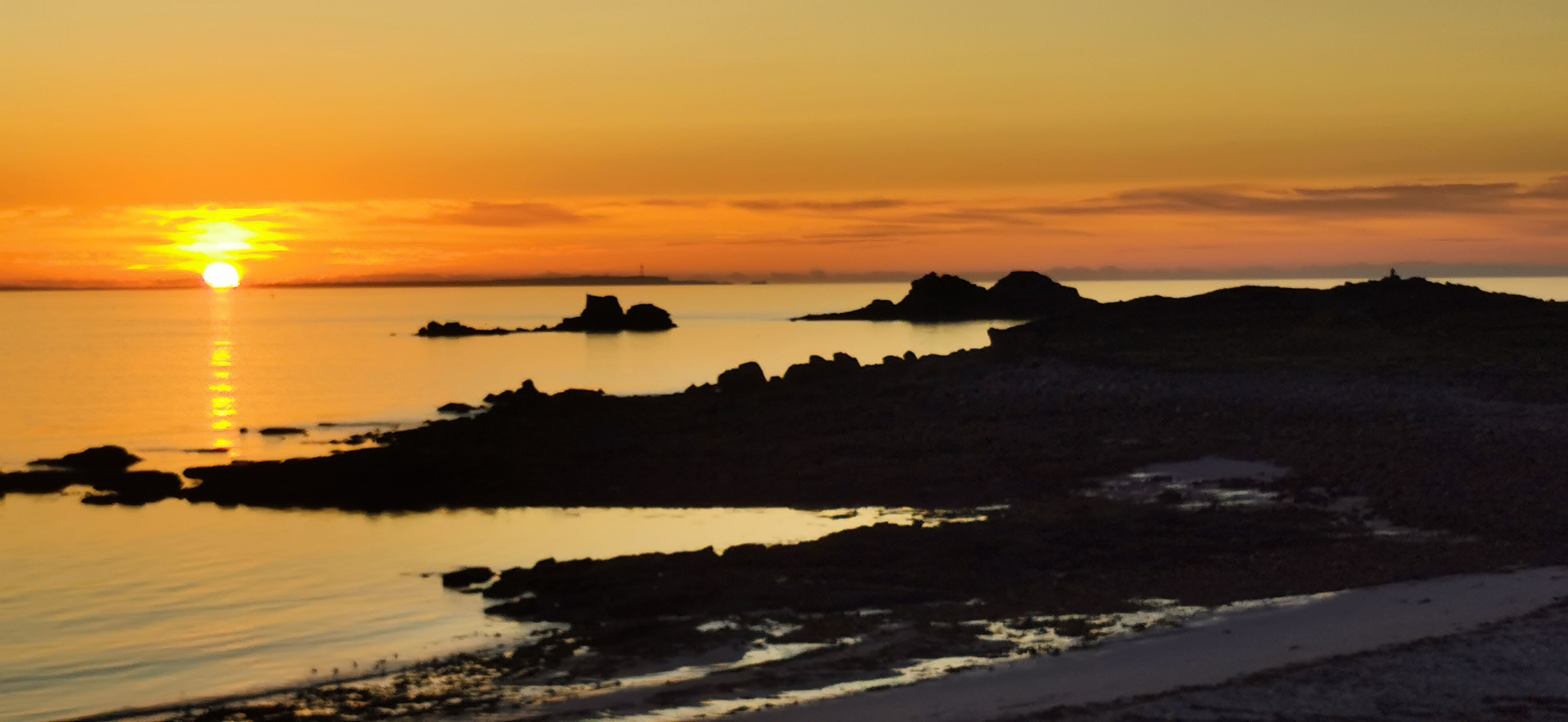 Coucher de Soleil à l'île Ségal à 150 m