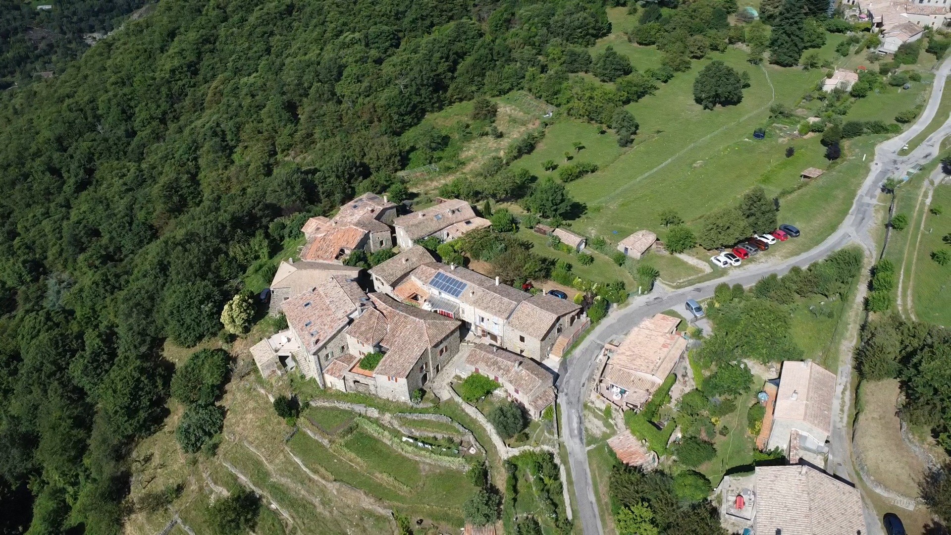 Le hameau vu du ciel