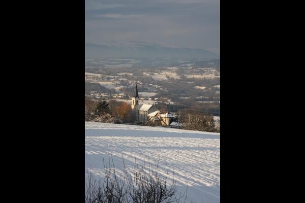 Mésigny sous la neige...