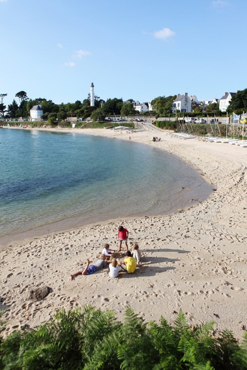 Plage devant la location