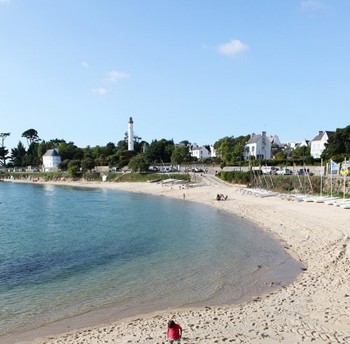 Plage devant la location